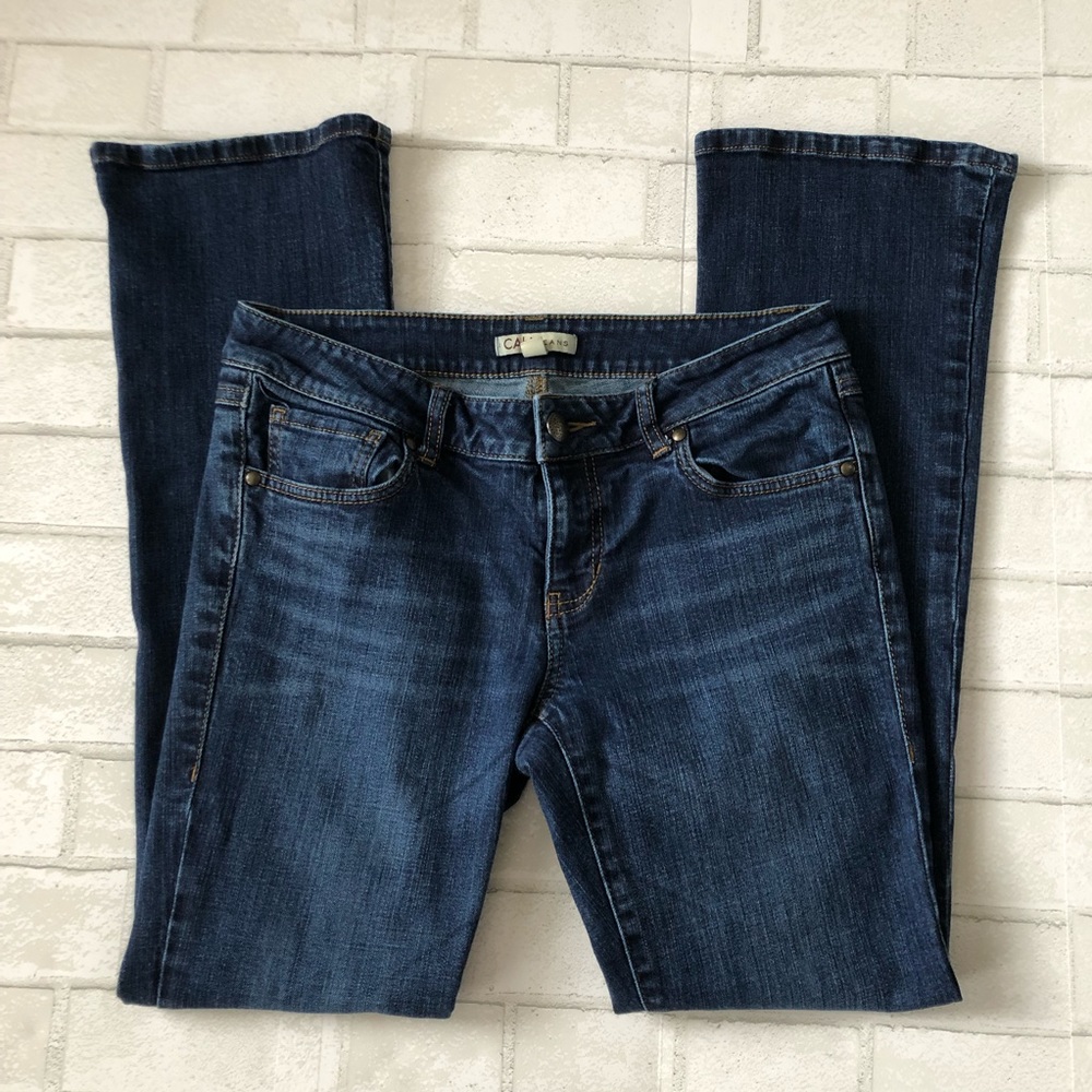 CAbi Low Rise Dark Denim Jean - Picture 1 of 8